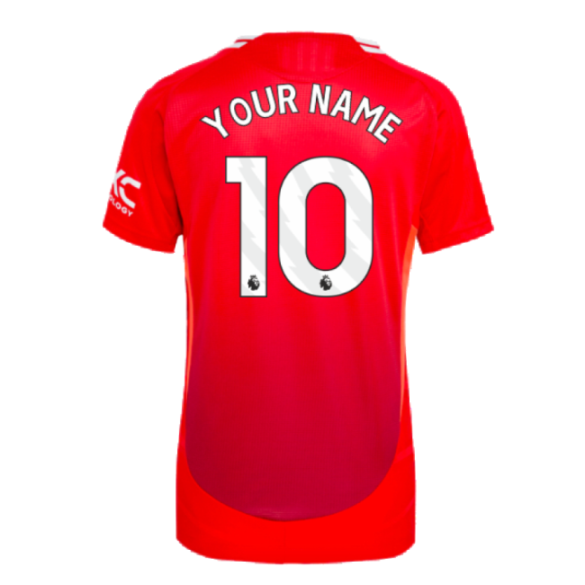 2024-2025 Man Utd Authentic Home Kit (Womens) (Your Name)