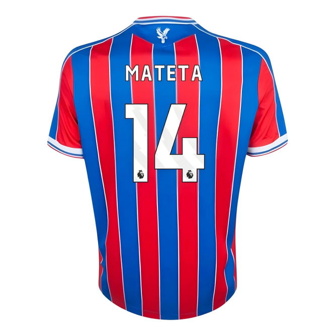 2025-2026 Crystal Palace Home Jersey (Mateta 14)