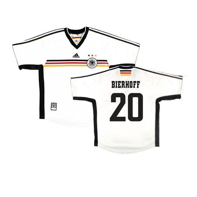 Advantages Germany 1998-00 Home Shirt ((Very Good) L) (Bierhoff 20) Playful