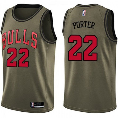 Elite CHI #22 Otto Porter 2024 Icon NBA Swingman Jersey Green -