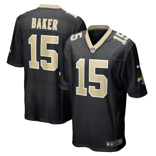 New Orleans Saints Game NFL Jersey - Black | Durable Football Apparel