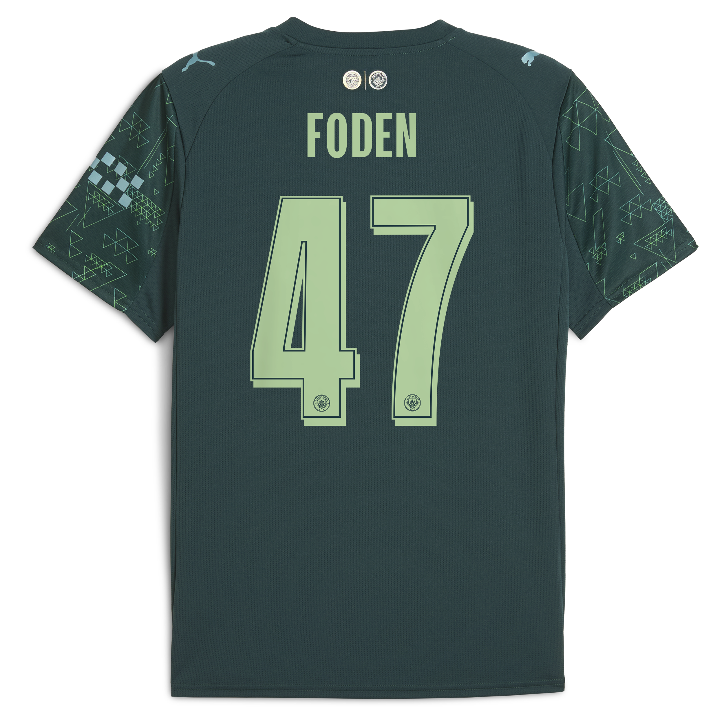 [LK] Phil Foden #47 Manchester City x EA SPORTS FC 2025/26 Fourth Jersey - Green