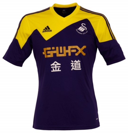 13-14 Swansea City Away Jersey Shirt - Official Replica 2710