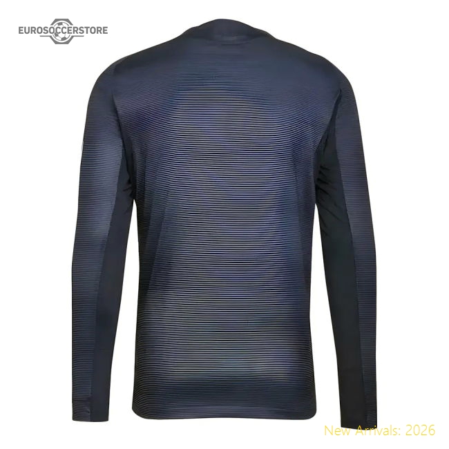 2025-2026 Real Madrid Authentic Long Sleeve Away Shirt (Brahim 21)