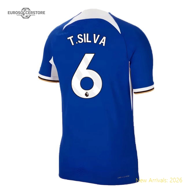 Authentic 2023-2024 Chelsea Home Authentic Shirt (t.silva 6)