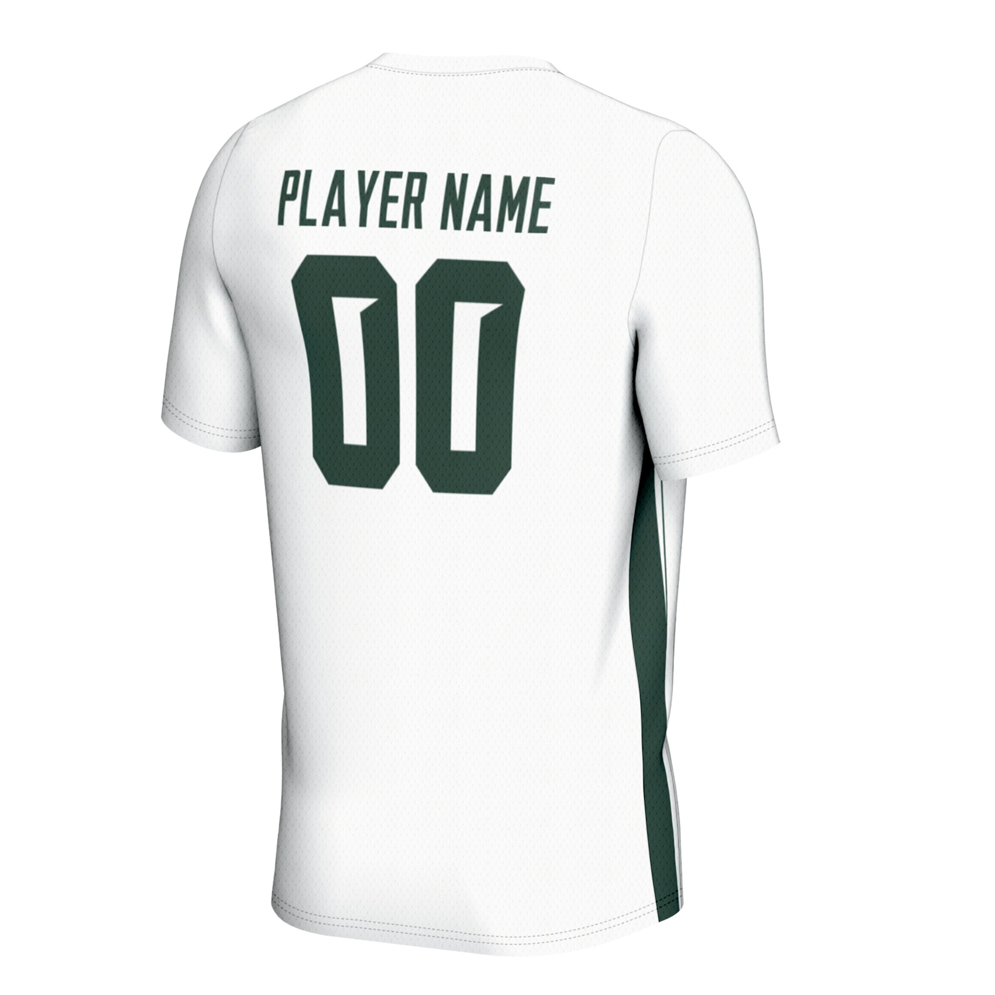 [SJH] Michigan State Spartans GameDay Greats Unisex Youth NIL Pick-A-Player Lightweight Collegiate Men's Soccer Fashion Jersey - White