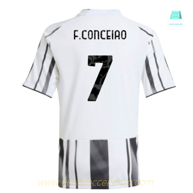 2025-2026 Juventus Home Shirt (Kids) (F.Conceiao 7)