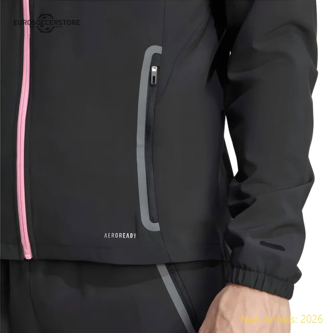 2025-2026 Black And Whites Competition Vis Tech Hooded Jacket (black)