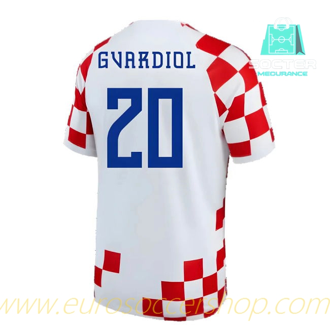 Fan Edition 2022-2023 Croatia Home Kit (GVARDIOL 20)