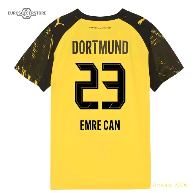 Premium 2025-2026 Borussia Dortmund Home Shirt (Kids) (Emre Can 23)