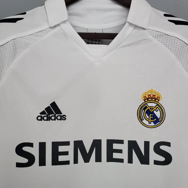 2005-2006 Long Sleeve Real Madrid Jersey retro kit