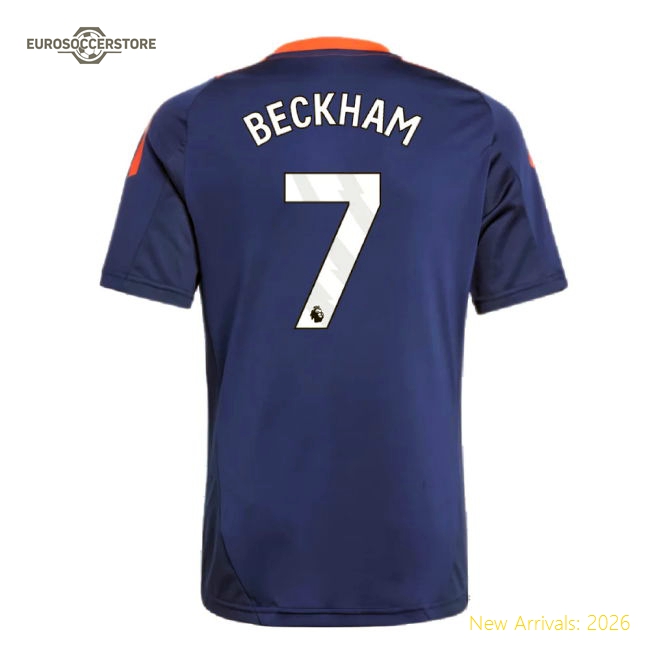 2024-2025 Man Utd Training Jersey (Night Indigo) - Kids (Beckham 7)