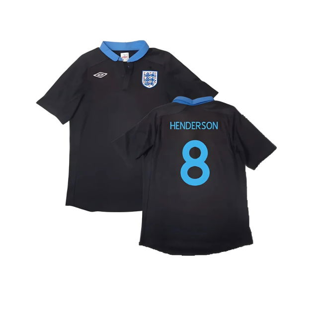 England 2011-12 Away Shirt ((Excellent) L) (HENDERSON 8)