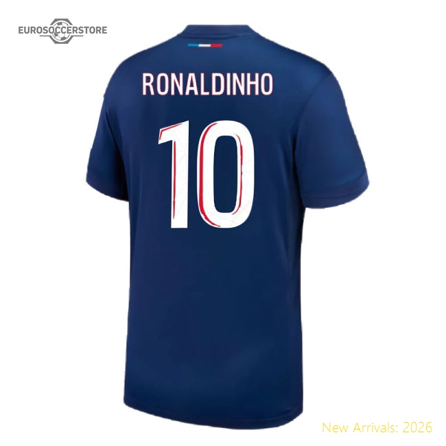 Paris Saint-Germain 2024-25 Home Fan Version For Kids (Ronaldinho Game