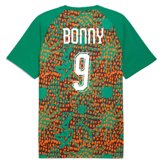 [JED] 2026-2027 Ivory Coast Warm Up Jersey (Sport Green) (Bonny 9)