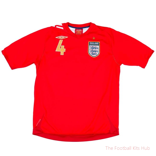 England 2006-08 Away Gerrard #4 (XXL) (Excellent)