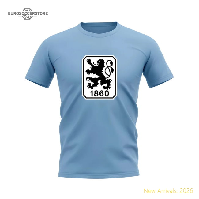 1860 Munich Badge T-shirt (sky) - Affordable - Unique Style