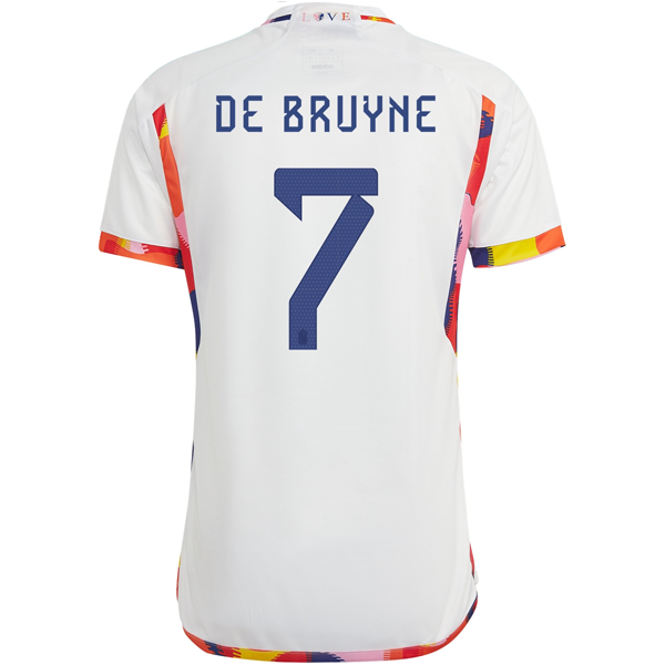 Kevin De Bruyne Belgium Away Jersey