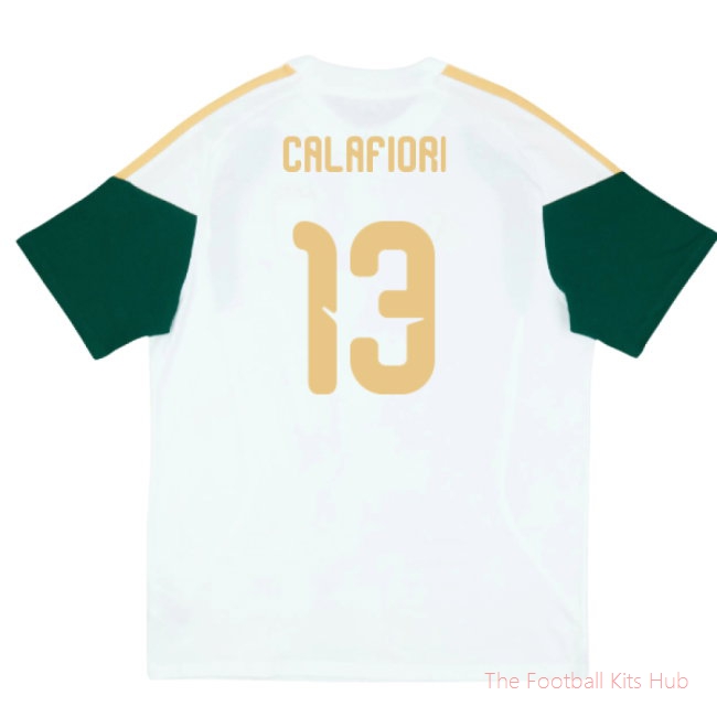 2026-2027 Italy Training Tee (White) (Calafiori 13)