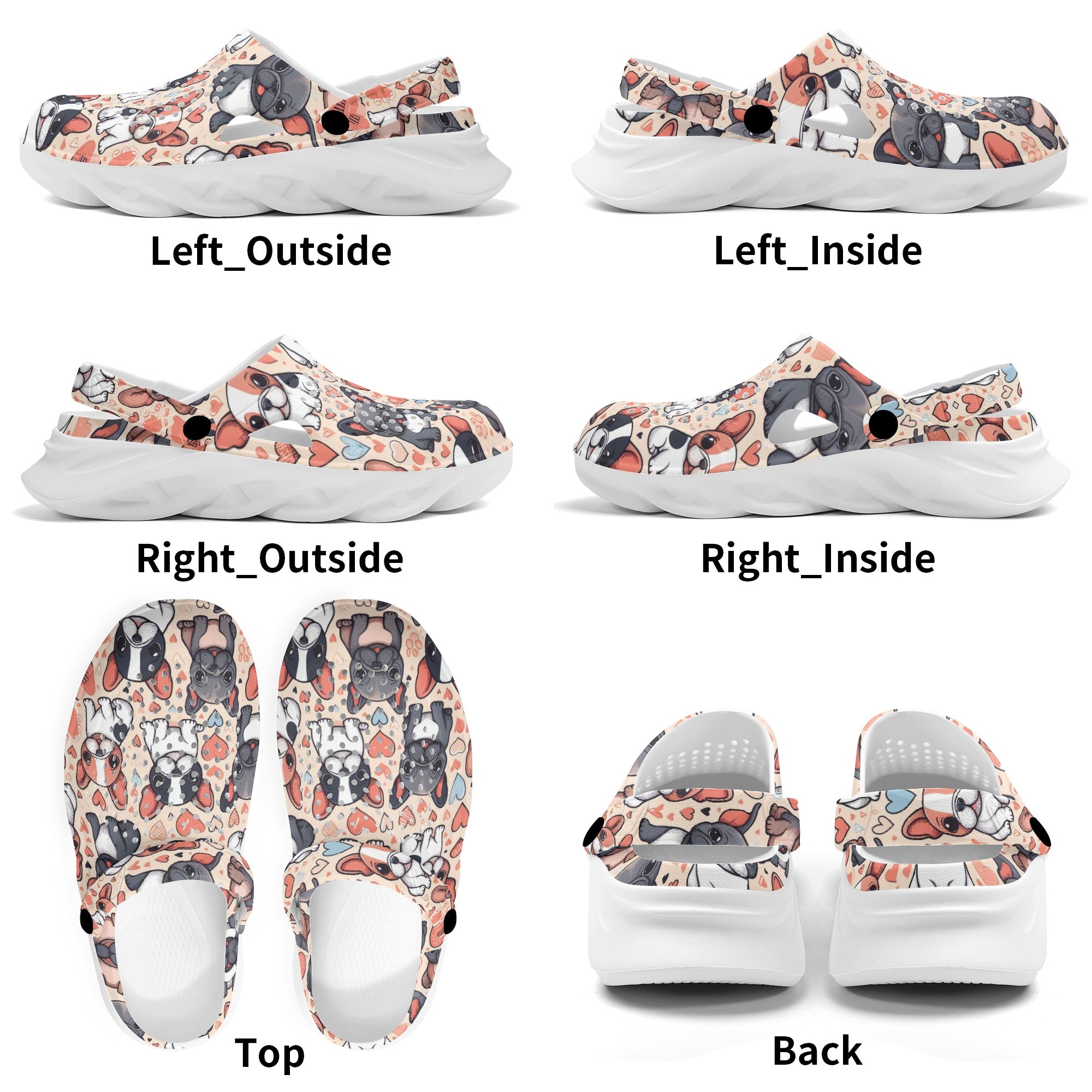 Princess - Bulldog Summer Hollow Out Clogs Summer Wear | Non-slip Design