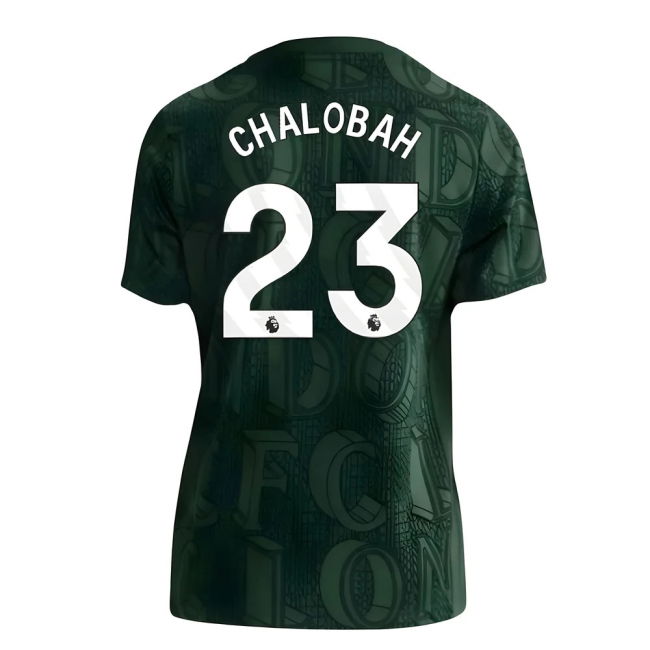 Passionate Chelsea Chelsea Pre Match Shirt Green Kids Chalobah #23...