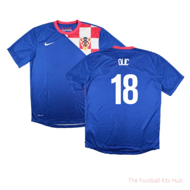 Croatia 2012-14 Away Shirt (S) (Very Good) (Olic 18)