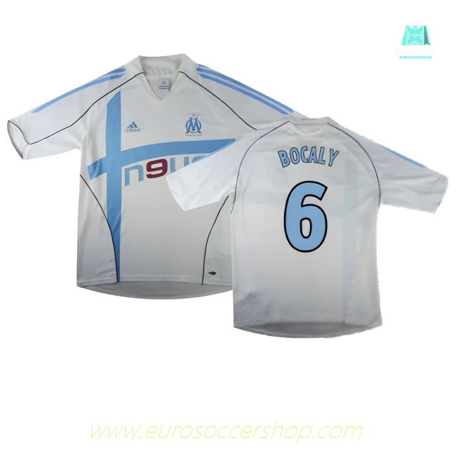 Marseille 2004-05 Home Shirt ((Excellent) L) (Bocaly 6)