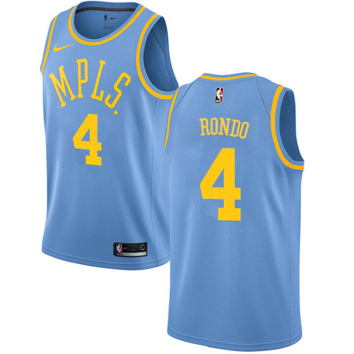 Nike Lakers Blue Angeles Lakers #4 Jersey - Reasonably Priced