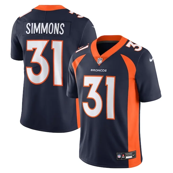 None Justin Simmons Limited Jersey - Navy | NFL Player Jersey