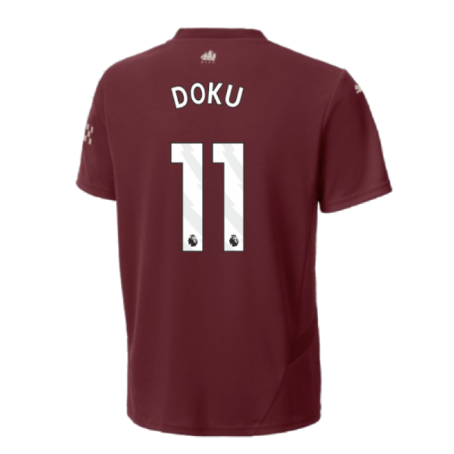 2024-2025 City Man Third Jersey (Kids) (Doku 11) Fan Edition