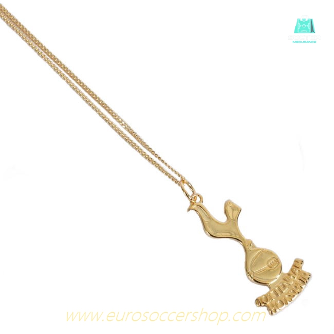 Tottenham Hotspur FC 18ct Gold Plated on Silver Pendant & Chain