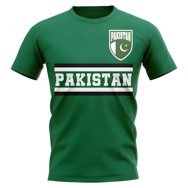 Pro-Grade Fan-Favorite Pakistan Core Football Country T-Shirt (Green)