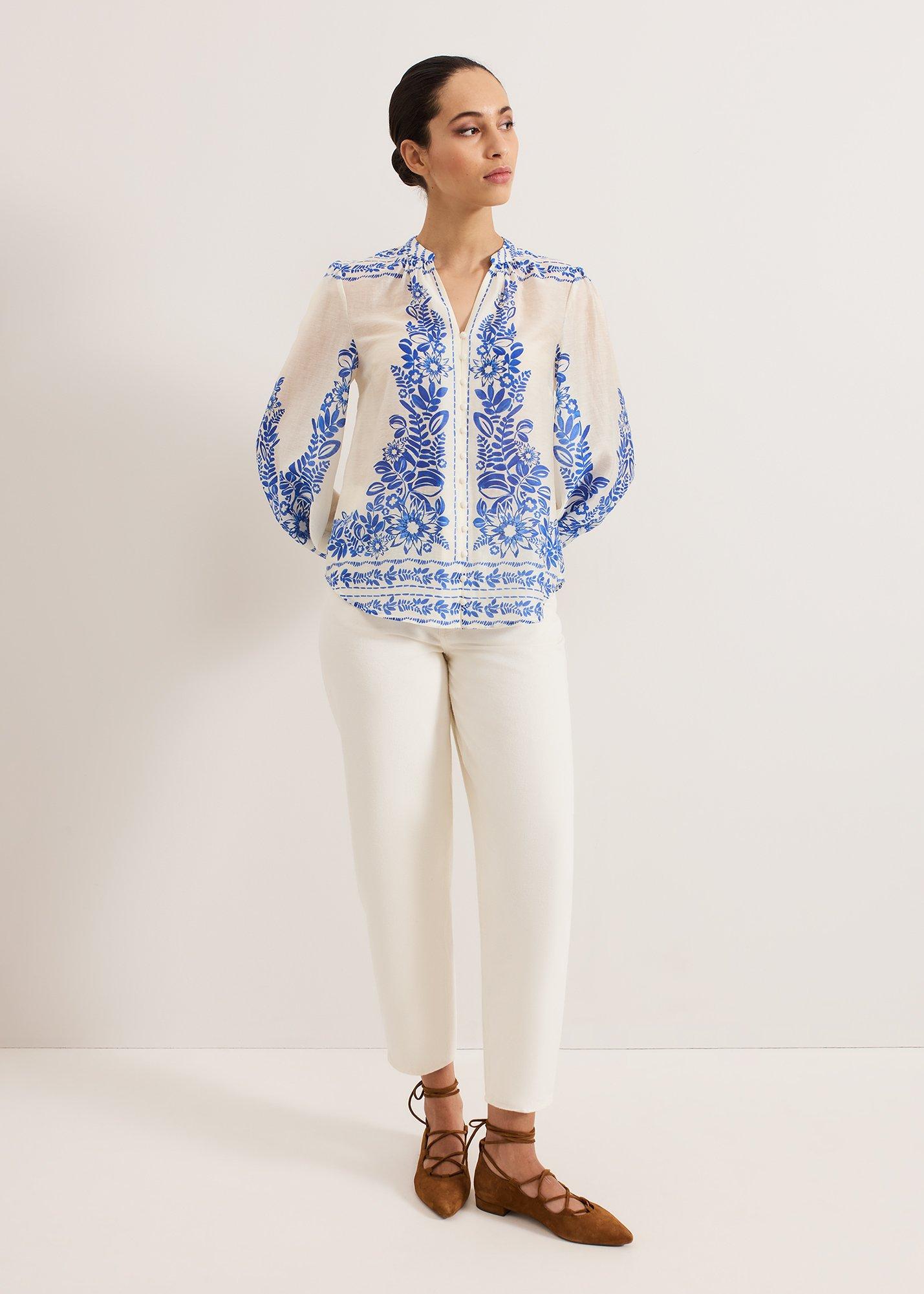 Marisa Linen Blouse