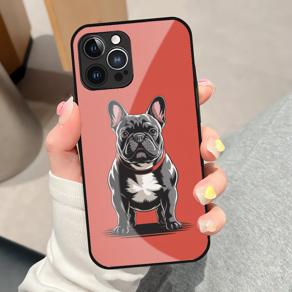 French Bulldog Archie Iphone & Samsung Glass Case Essential Dog Supply