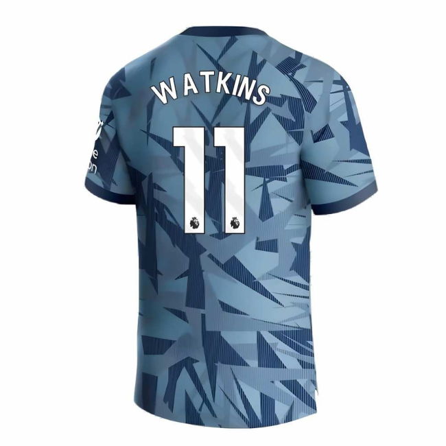 Stretchable Vintage Jersey 2023-2024 AVL Third Genuine Watkins 11#134