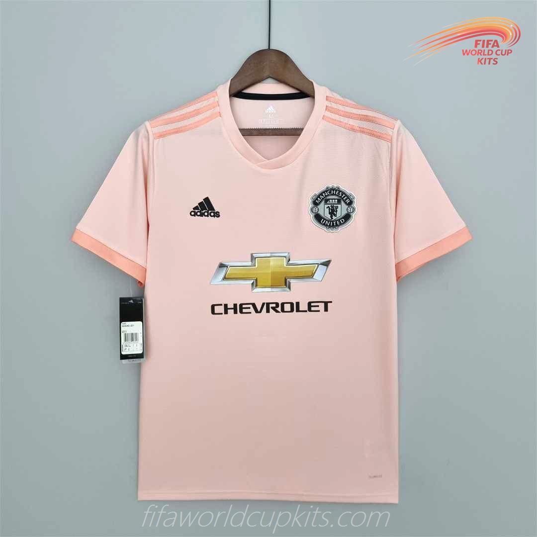Manchester United 18-19 Away Pink Football Kit