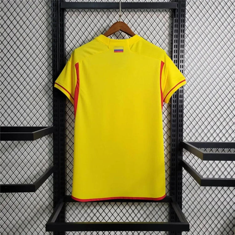 Advanced Fabric 2324 COLOMBIA HOME YELLOW SOCCER JERSEY FOOTBALL SHIRT