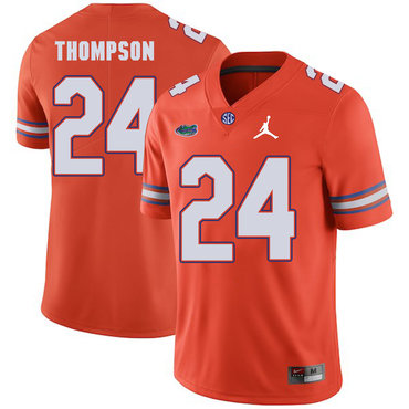 Men's None Orange 2024 stitched Mark Thompson #24 performance Jersey