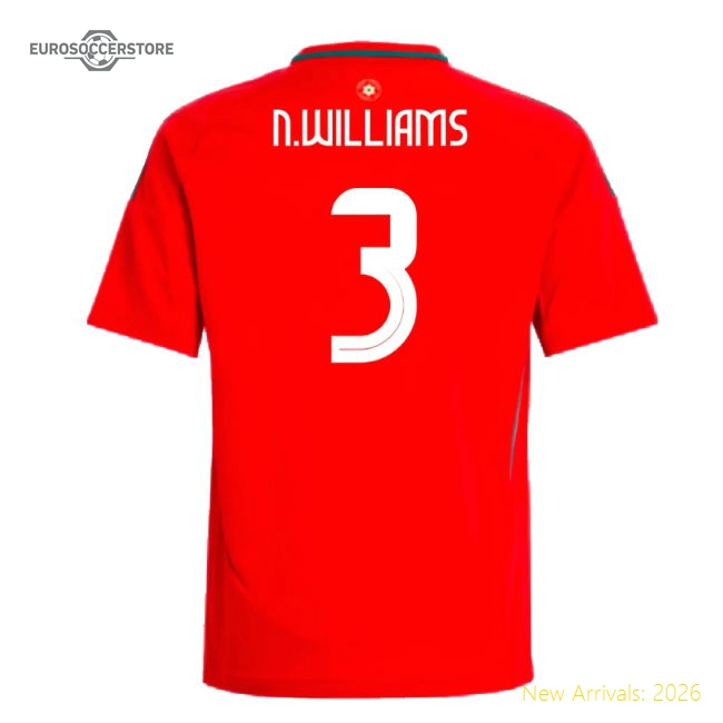 2024-2025 Wales Home Shirt - Kids (N.Williams 3)