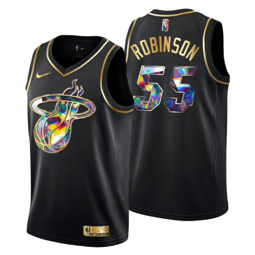 Heat Black Miami Heat #55 Jersey - Affordable Basketball Jersey