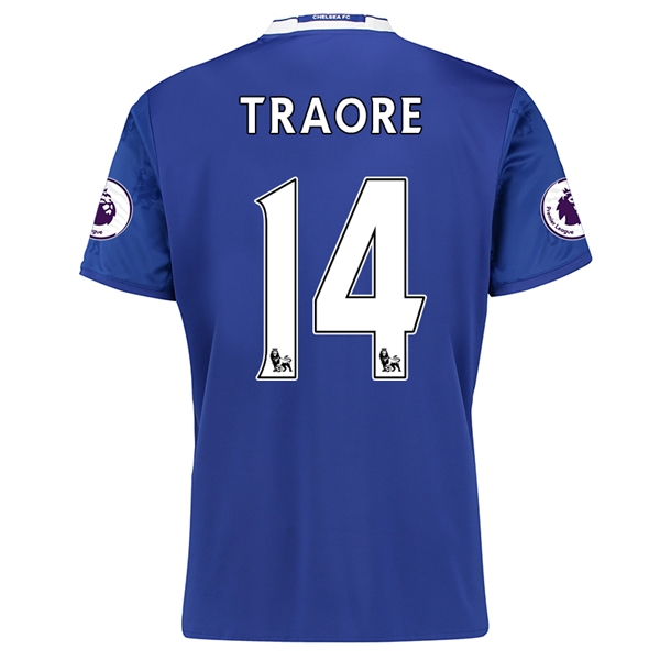 Premium Quality Chelsea Home 2016-17 TRAORE 14 Soccer Jersey Shirt