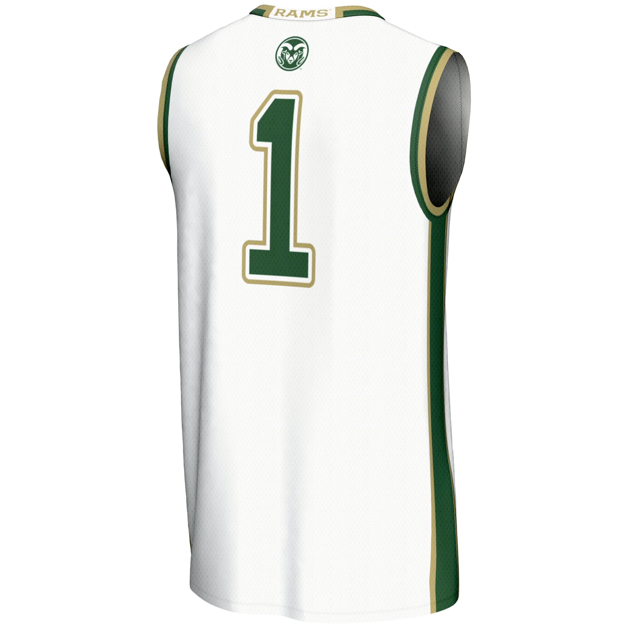 [NJP] Colorado State Rams GameDay Greats Youth Lightweight Basketball Jersey - White