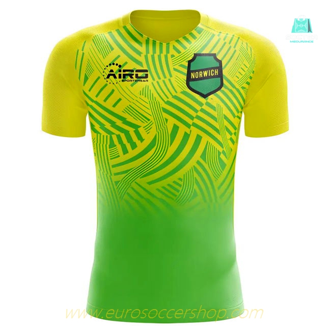2025-2026 Norwich Home Concept Football Shirt