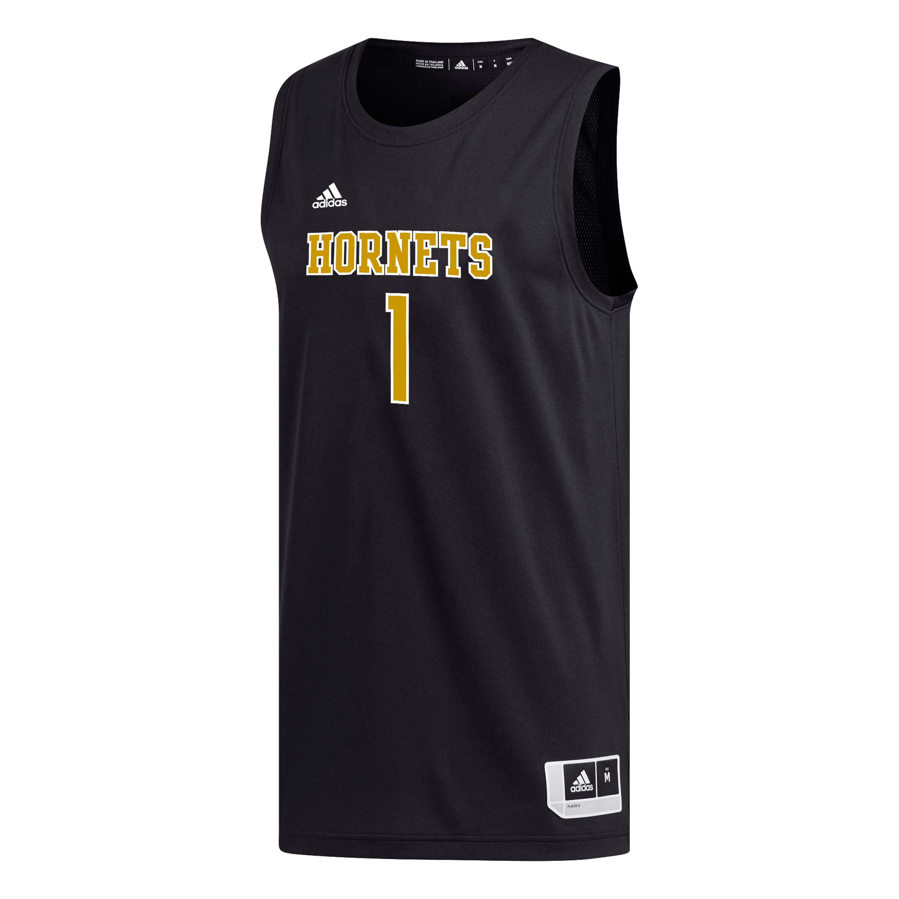 [NJP] Alabama State Hornets Replica Basketball Jersey - Black