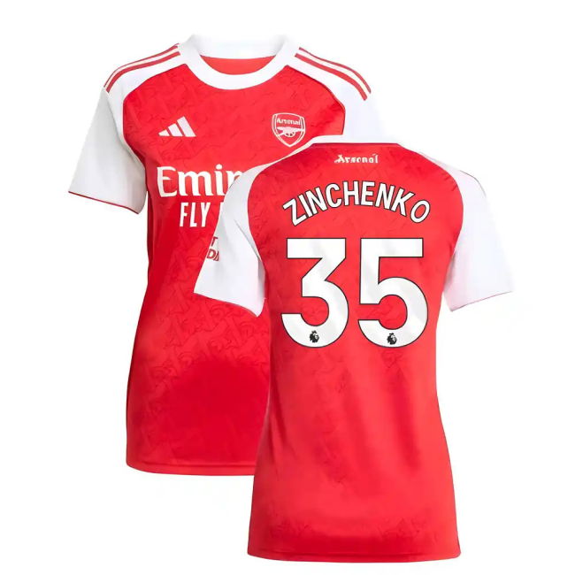 Arsenal 2025-20 Home Football Shirt Zinchenko Signature 35 L M Women S