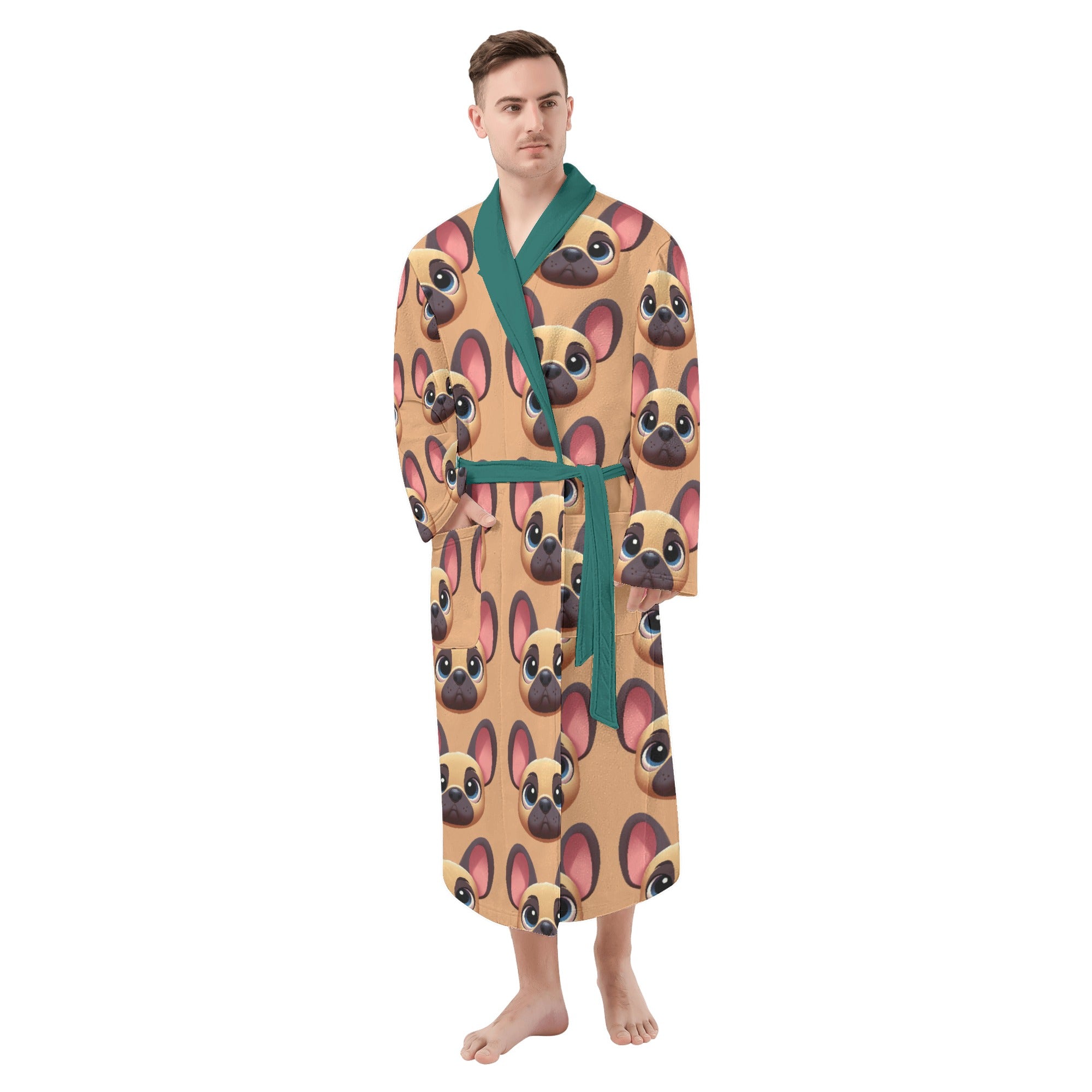 Breed-specific Ross - Breed-specific Men Bathrobe Dog Supplies