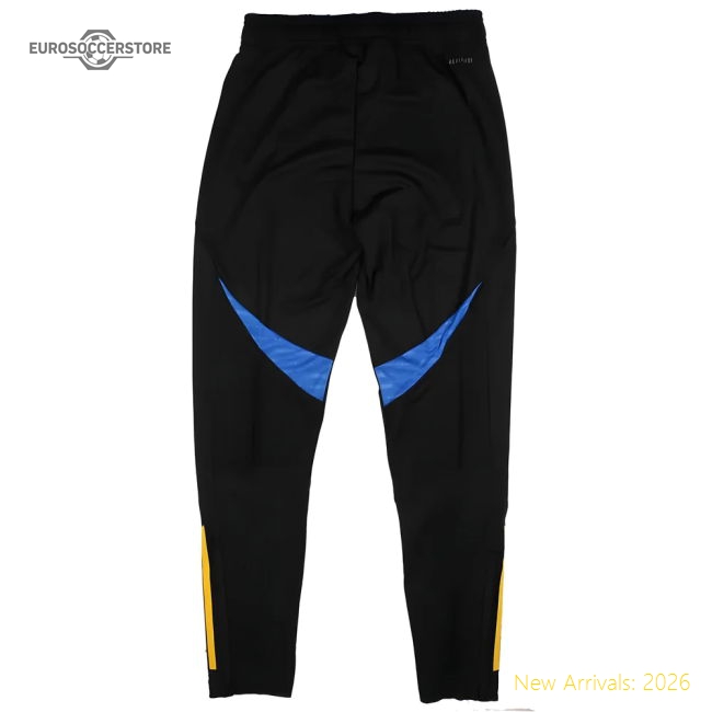 Official 2025-2026 Man Utd Eu Training Pants (black) - Kids - Premium