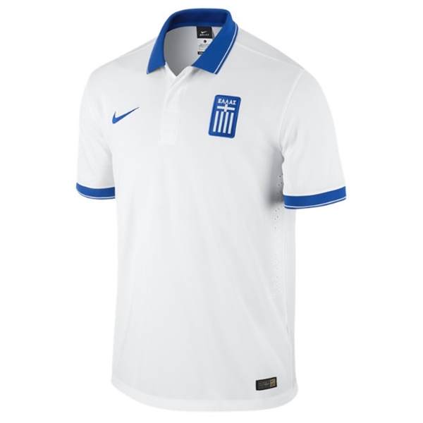 2014 FIFA World Cup Greece Home Jersey Shirt - World Cup Collection