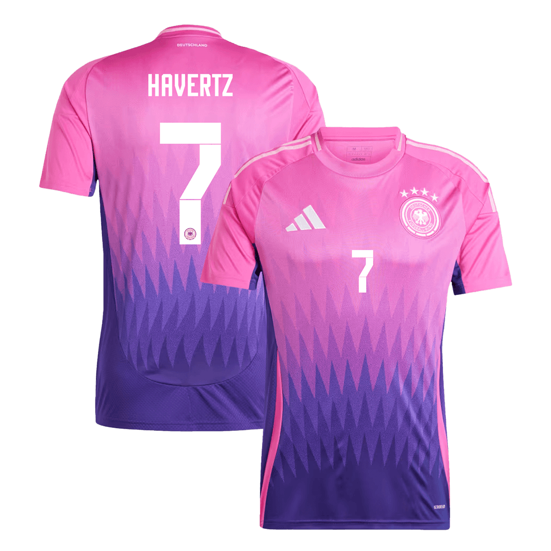 Match Quality UEFA Euro 2024 Germany Away HAVERTZ 7 Soccer Jersey