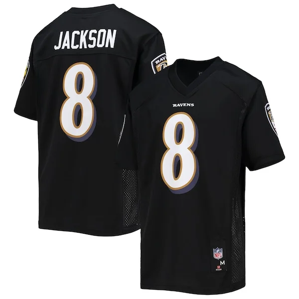 Baltimore Ravens Replica NFL Jersey - Black | Pro-Level Football Ap...